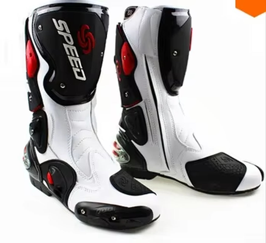 Motorcycle Protective Enduro Boots Gear Shift Speed Long Shoes Motorcycle Racing Boot Motorcyclist Motorbots Biker Boots
