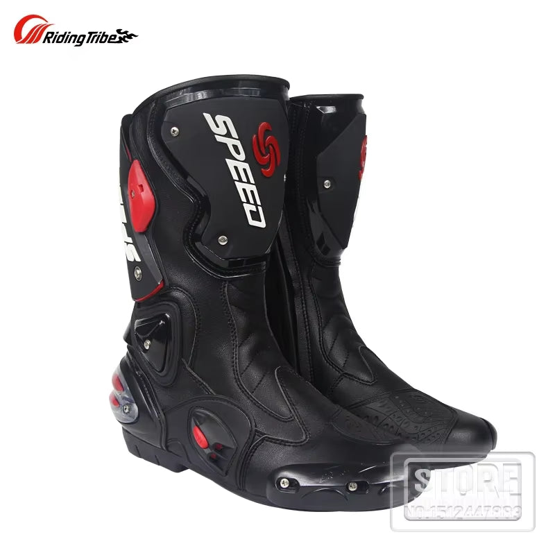 Motorcycle Protective Enduro Boots Gear Shift Speed Long Shoes Motorcycle Racing Boot Motorcyclist Motorbots Biker Boots