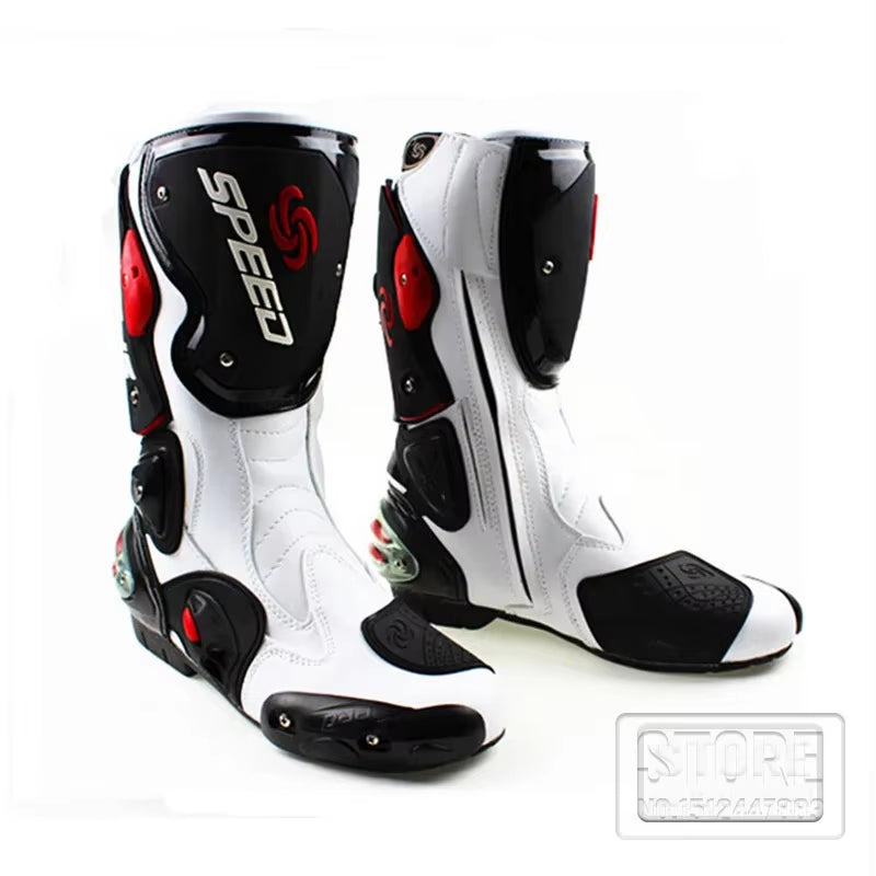 Motorcycle Protective Enduro Boots Gear Shift Speed Long Shoes Motorcycle Racing Boot Motorcyclist Motorbots Biker Boots