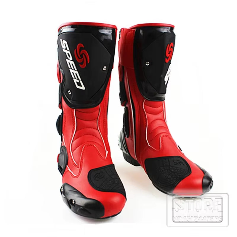 Motorcycle Protective Enduro Boots Gear Shift Speed Long Shoes Motorcycle Racing Boot Motorcyclist Motorbots Biker Boots