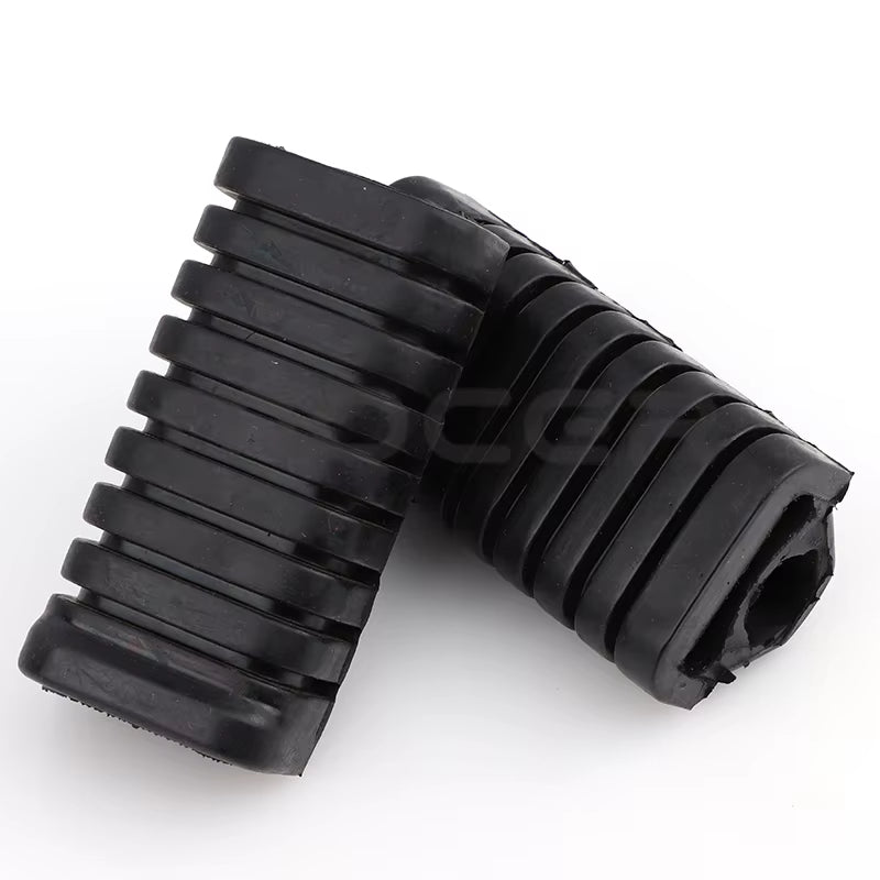 1 Pair Motorbike Foot Peg Rubber Nonslip Footrest Pedal Foot Peg Cover Set for Honda WY125 Motorcycle Parts