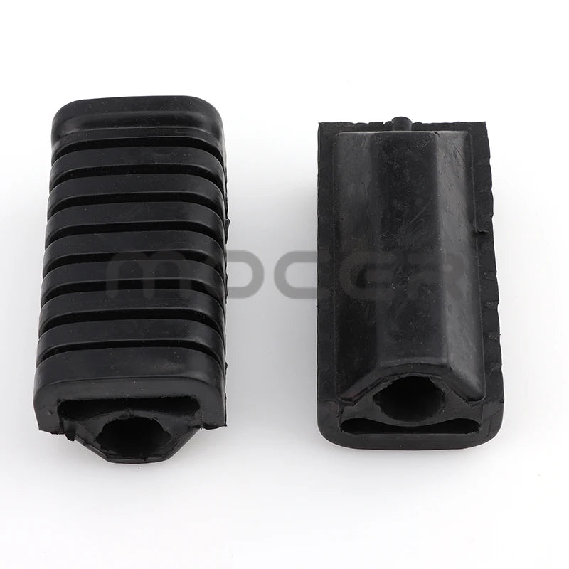 1 Pair Motorbike Foot Peg Rubber Nonslip Footrest Pedal Foot Peg Cover Set for Honda WY125 Motorcycle Parts